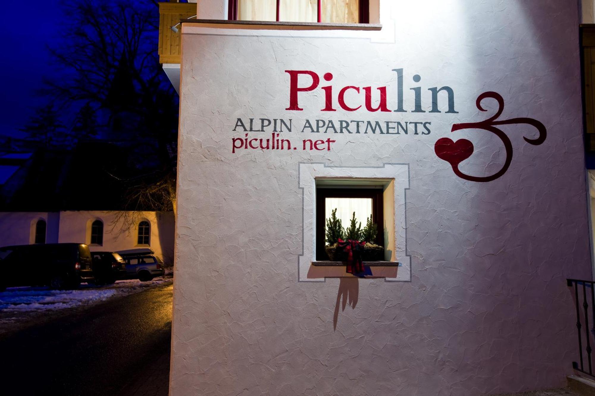 Piculin Alpin Apartments San Martino in Badia Ngoại thất bức ảnh