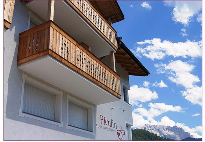 Piculin Alpin Apartments San Martino in Badia Ngoại thất bức ảnh