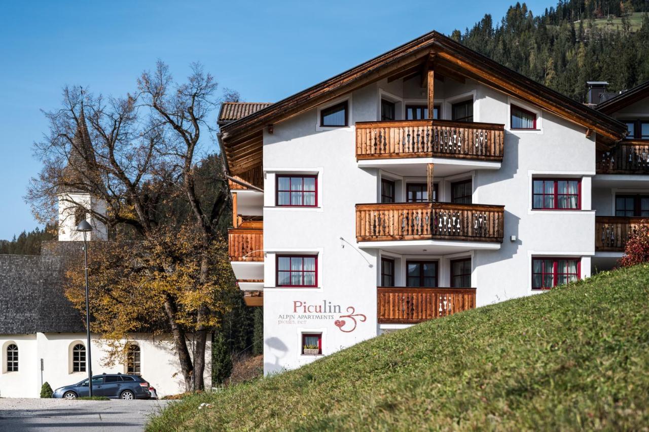 Piculin Alpin Apartments San Martino in Badia Ngoại thất bức ảnh
